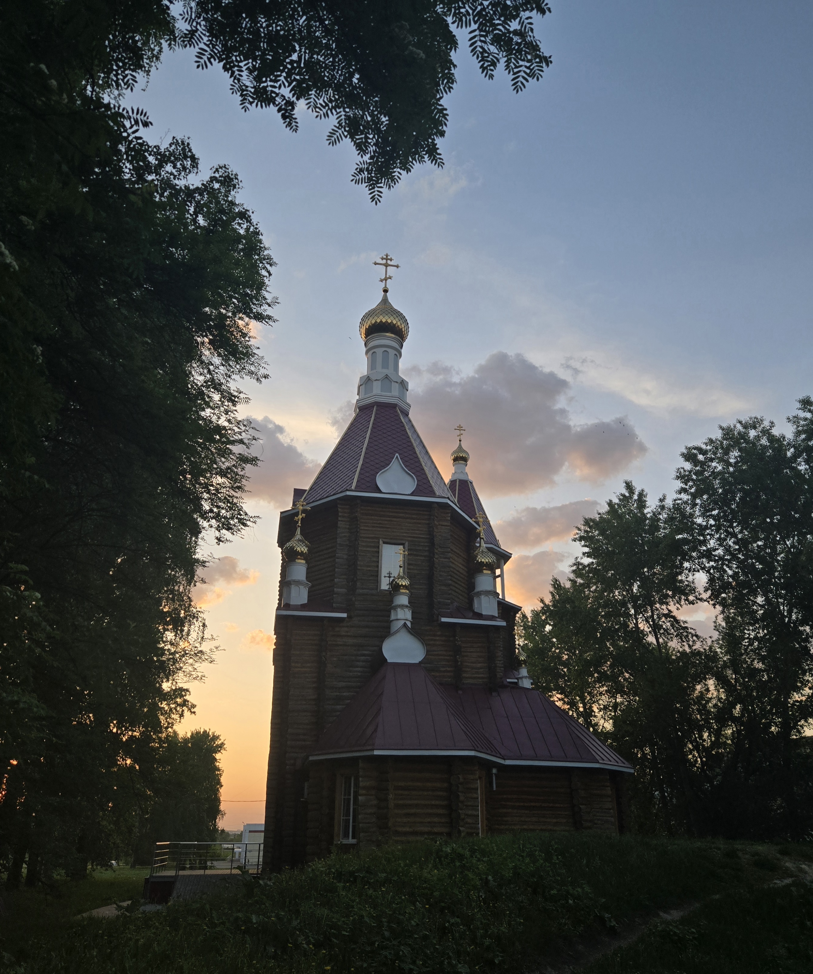 Купола на закате